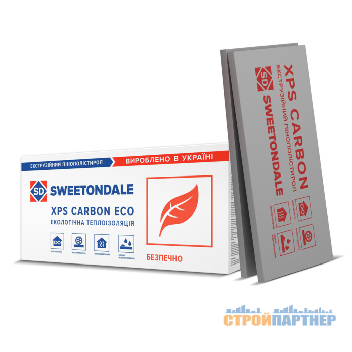 Экструзионный пенополистирол Carbon Eco 50мм у Хмельницькому