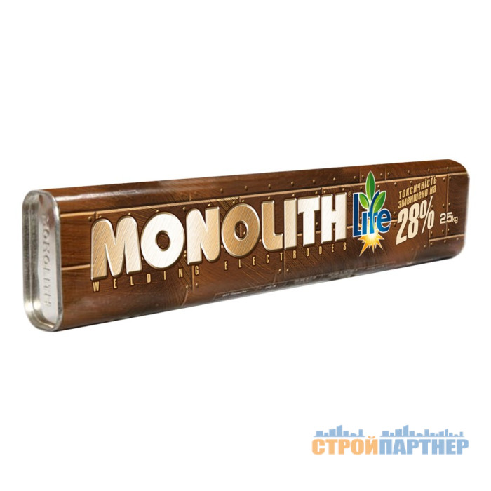 Електрод "Моноліт" РЦ ТМ MONOLITH д 3 мм: тубус 2,5 кг (шт) у Хмельницькому