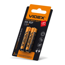 Батарейка сольова Videx R03P AAA