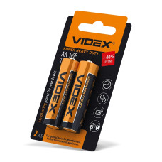 Батарейка сольова Videx R06P AA