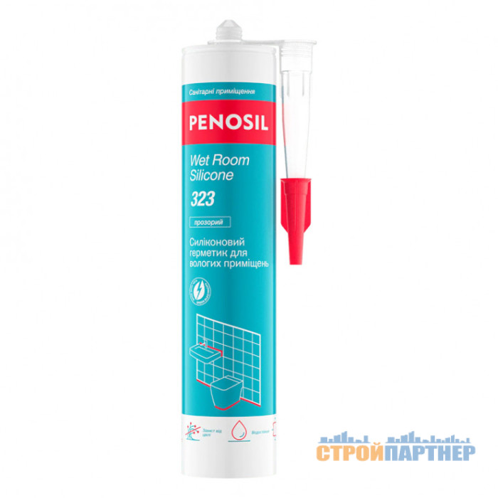Герметик Penosil Wet Room Silicone 323 Transparent (280 мл) у Хмельницькому