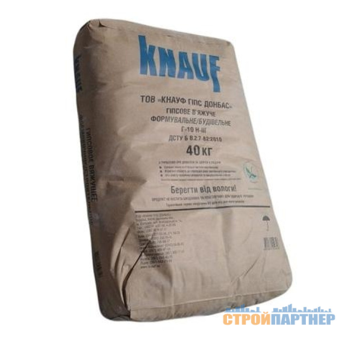 Гіпс формувальний високоміцний Г-10 (алебастр) Knauf (40 кг) у Хмельницькому