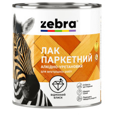 Лак паркетний ZEBRA глянець (2,1 л)