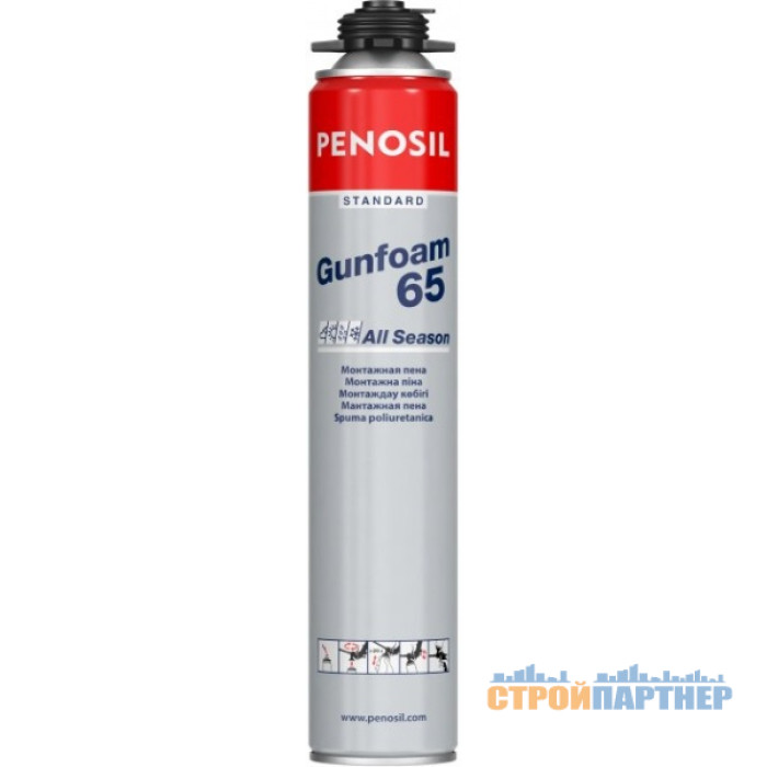 Піна монтажна PRO Penosil Standart 65 All Season (830 мл) у Хмельницькому