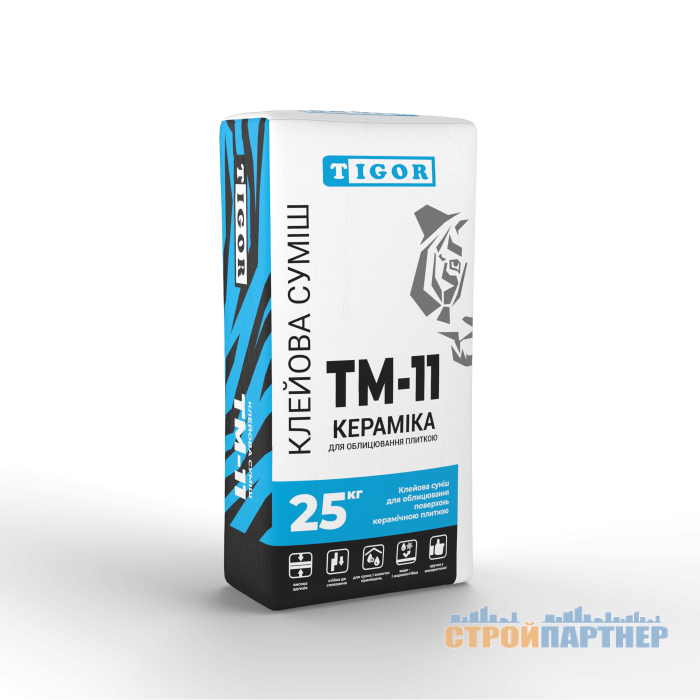 Клейова суміш TIGOR TM-11 Кераміка (25 кг) у Хмельницькому