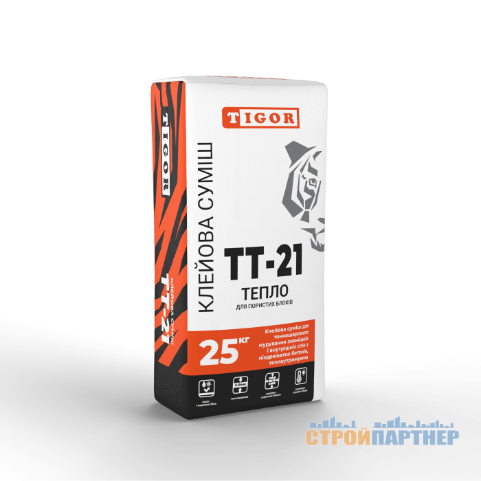 Клеевая смесь  ТIGOR ТТ-21 Тепло (25 кг) у Хмельницькому