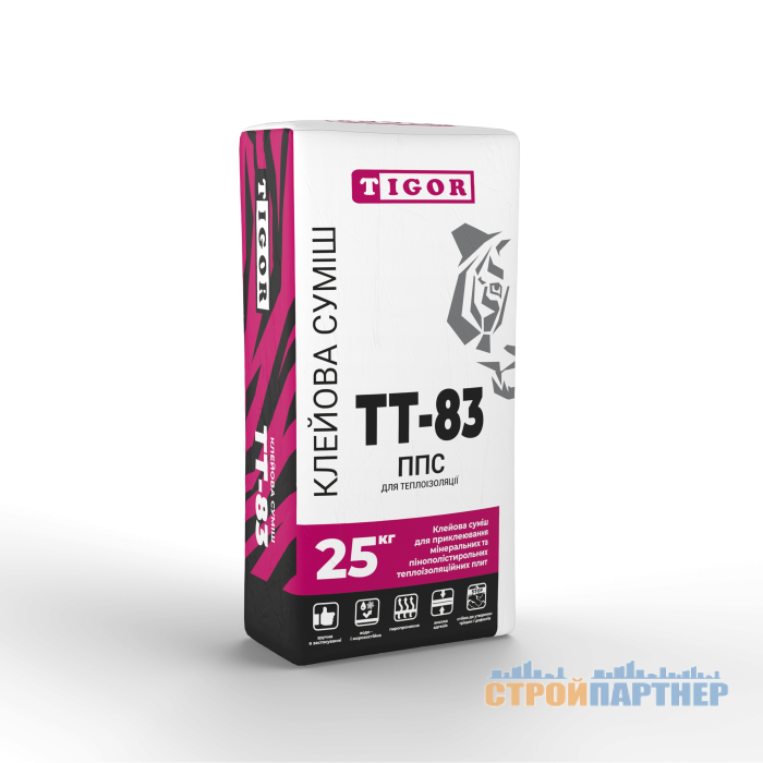 Клейова суміш для ППС TIGOR TT-83 (25 кг) у Хмельницькому