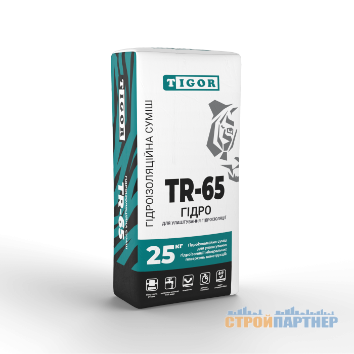 Гідроізоляційна суміш TIGOR TR-65 (25 кг) у Хмельницькому