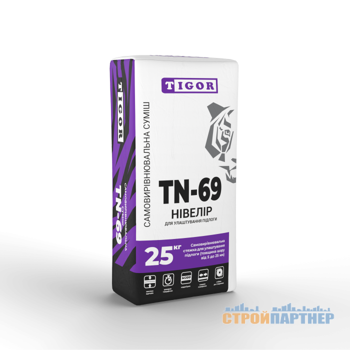 Самовирівнювальна суміш  TIGOR TN-69 Нівелір (25 кг) у Хмельницькому