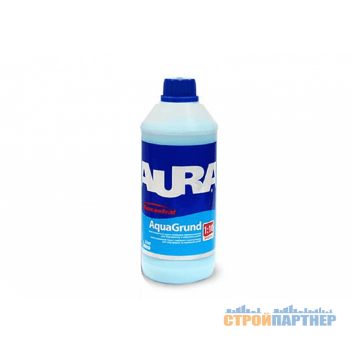 Грунт-концентрат влагозащитный Aura AquaGrund 1:10 (1 л) у Хмельницькому