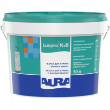 Фарба акрилатна для кухонь і ванних комнат Aura Luxpro K&B (10 л)