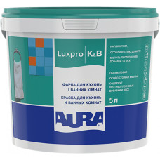 Фарба акрилатна для кухонь і ванних комнат Aura Luxpro K&B (5 л)