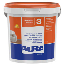 Фарба інтер'єрна акрилатна Aura Luxpro 3 (1 л)