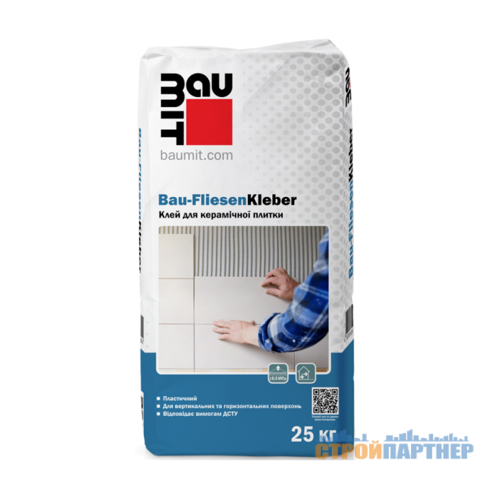 Клей BAUMIT Bau-FliesenKleber для керамічної плитки 25 кг у Хмельницькому