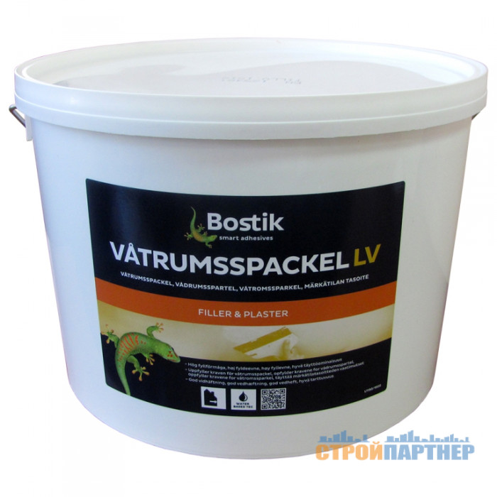 Шпаклівка Bostik Vatrumspackel (10 л) у Хмельницькому