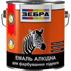 Емаль для бетонної підлоги Зебра (18 Темно-сіра) 2,8 кг