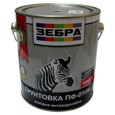 Грунт ПФ-010 Зебра (чорний) 2,8 кг