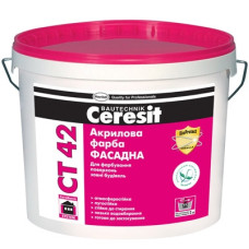 Фарба акрилова Ceresit CT 42 біла (10 л)
