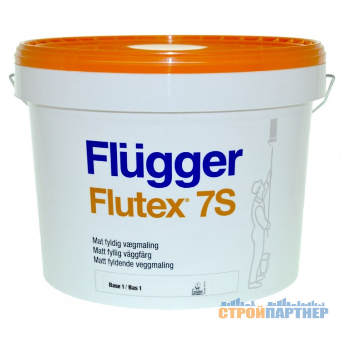 Краска для стен и потолков Flugger Flutex 7S (10 л) у Хмельницькому