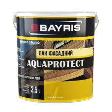 Лак фасадный Байрис Aquaprotect шелковисто-глянецевый (2,5 л)