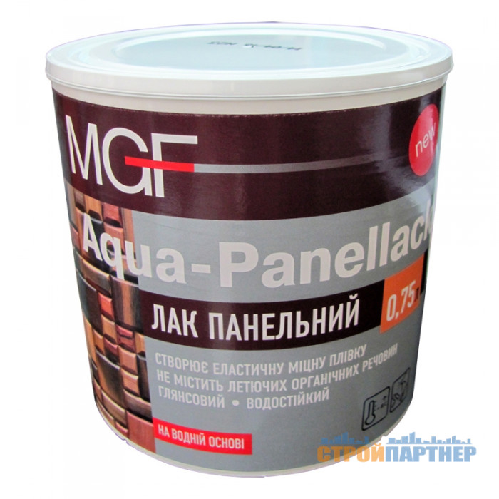 Лак панельный MGF Aqua-Panellak (0,75 л) у Хмельницькому