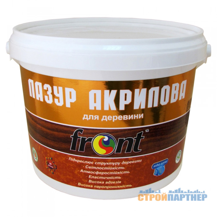 Лазурь для древесины акриловая Полисандр Фронт (2 кг) у Хмельницькому