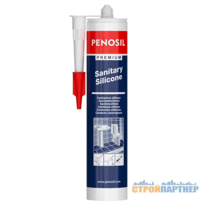 Герметик санітарний прозорий Penosil Premium у Хмельницькому