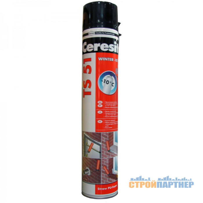 Монтажная пена зимняя Ceresit TS 51 Std/W (750 мл) у Хмельницькому