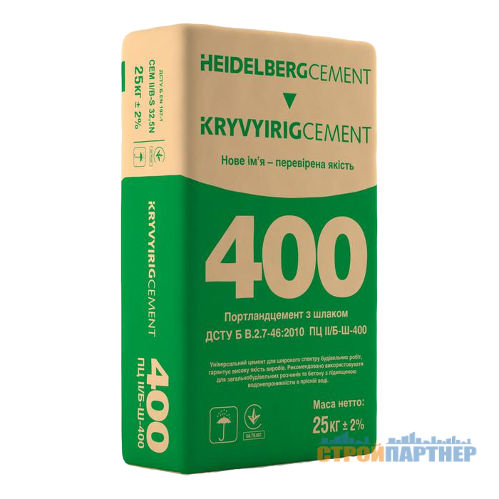 Цемент Heidelberg ПЦ ІІ/БШ-400 (25 кг)  у Хмельницькому