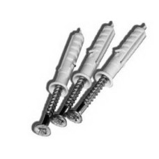 Дюбель-шуруп 8x60 потай поліетилен (100 шт.)
