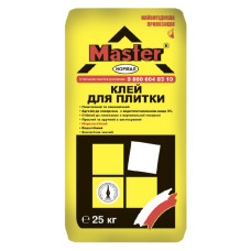 Клей для плитки для внутрішніх робіт Майстер Нормал (Master Normal) 25 кг