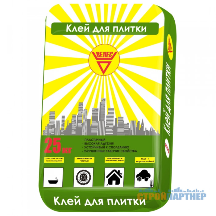 Клей для плитки Велес універсальний (25 кг) у Хмельницькому