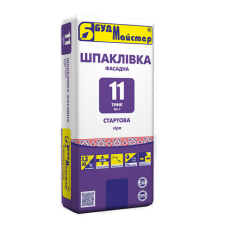 Суміш для шпаклювання цементна стартова БудМайстер ТИНК-11 (3 кг)