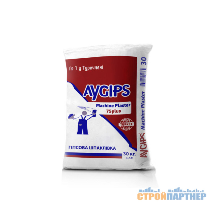 Штукатурка гіпсова машинного нанесення Aygips Machine Plaster 75plus 30 кг у Хмельницькому