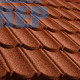 Металочерепиця композитна Queetile Classic Terra cotta (1.14x0.41 м) у Києві