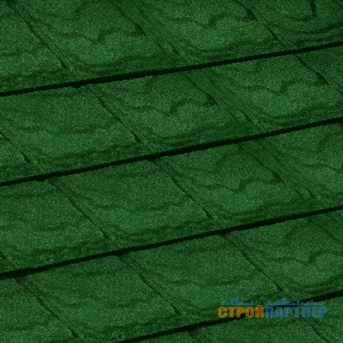 Металочерепиця композитна Queetile Slate Green (1.24x0.42 м) у Хмельницькому