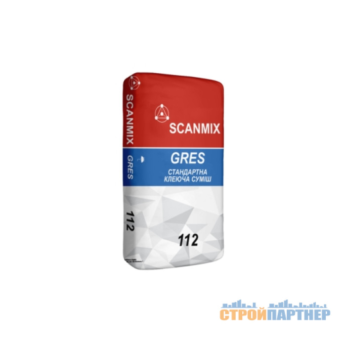 Клей для плитки Scanmix Gres 112 (25 кг) у Хмельницькому