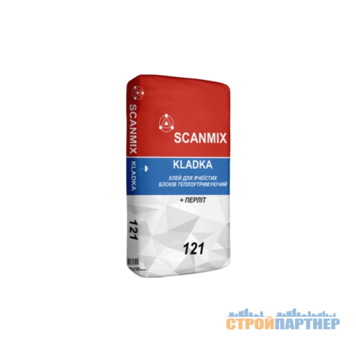 Клей для пористих блоків Scanmix Kladka 121 (25 кг) у Хмельницькому