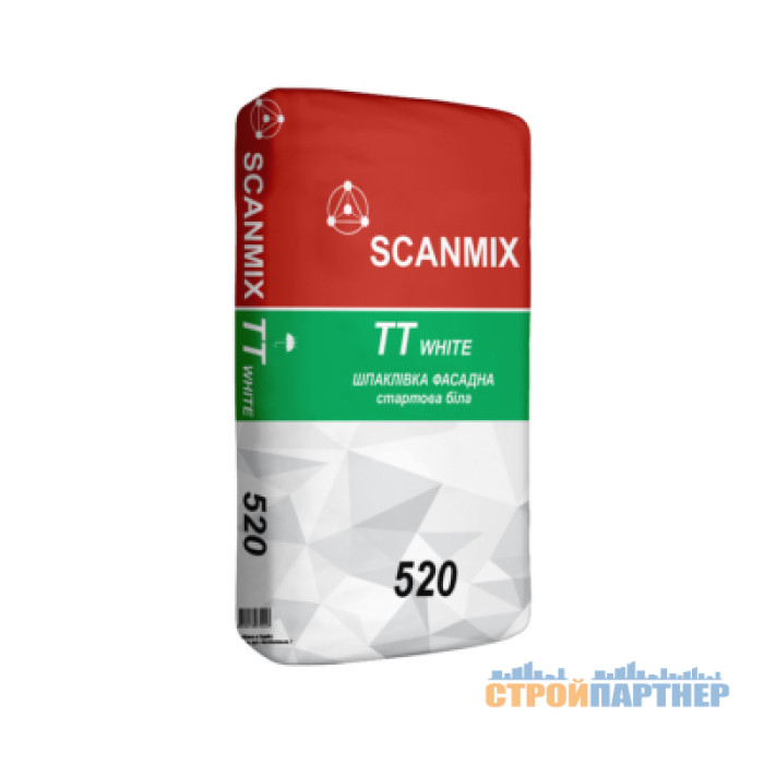 Шпаклівка старт Scanmix ТТ White 520 (біла) (25 кг) у Хмельницькому