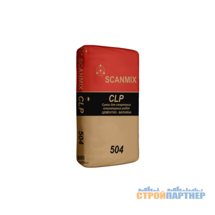 Штукатурка цементно-вапняна Scanmix CLP 504 (25 кг) у Хмельницькому