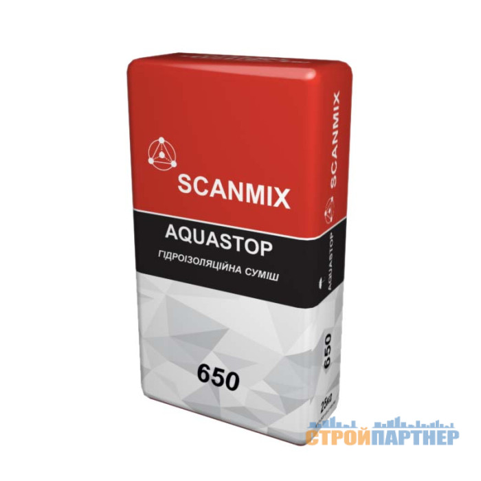 Гідроізоляційна суміш Scanmix Aquastop 650 (25 кг) у Хмельницькому