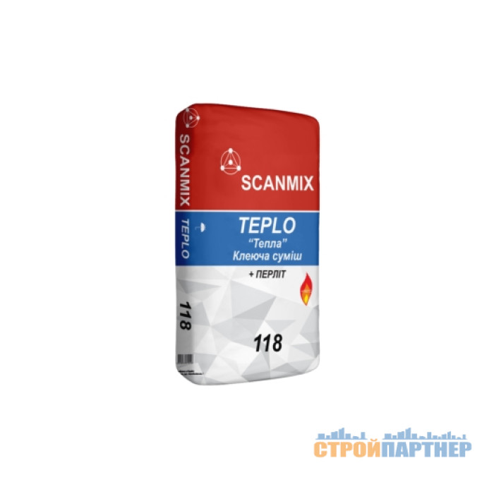 Клей для камінів і печей Scanmix Teplo 118 (5 кг) у Хмельницькому