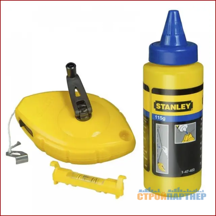 Шнур отбивочный STANLEY "PowerWinder", комплект (30 м) у Хмельницькому